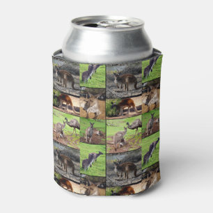 Kangaroo Photo Collage, Can Cooler