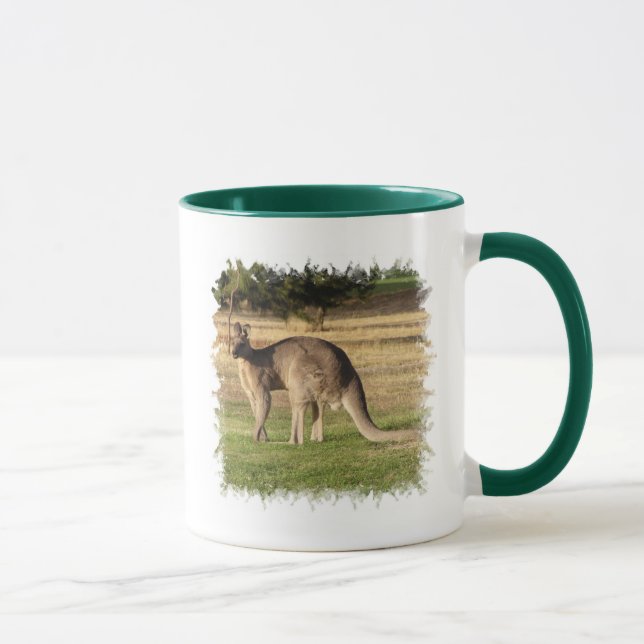 Kangaroo Picture Coffee Mug (Right)