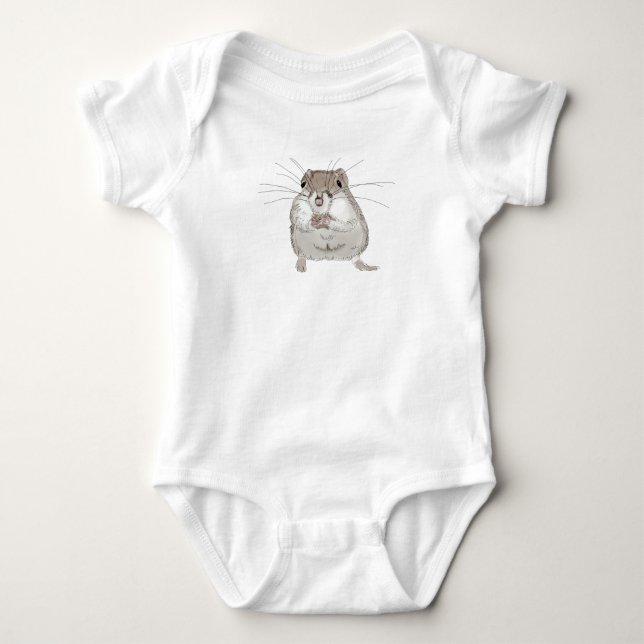 Kangaroo Rat Baby Bodysuit (Front)