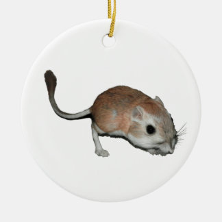 Kangaroo rat ceramic ornament