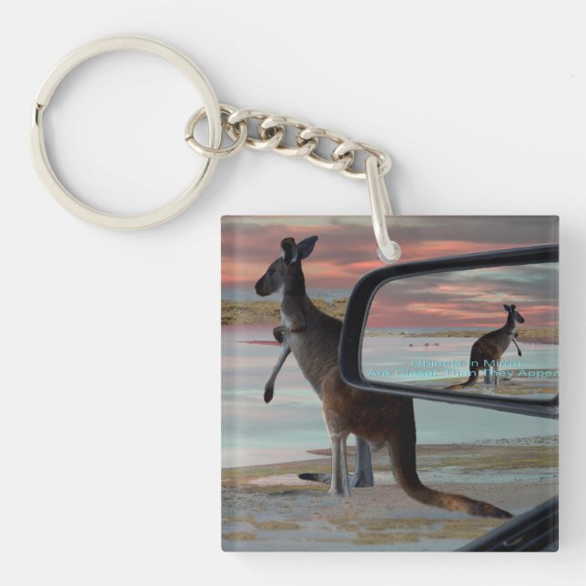 Kangaroo Sea Breezes, Keychain (Front)
