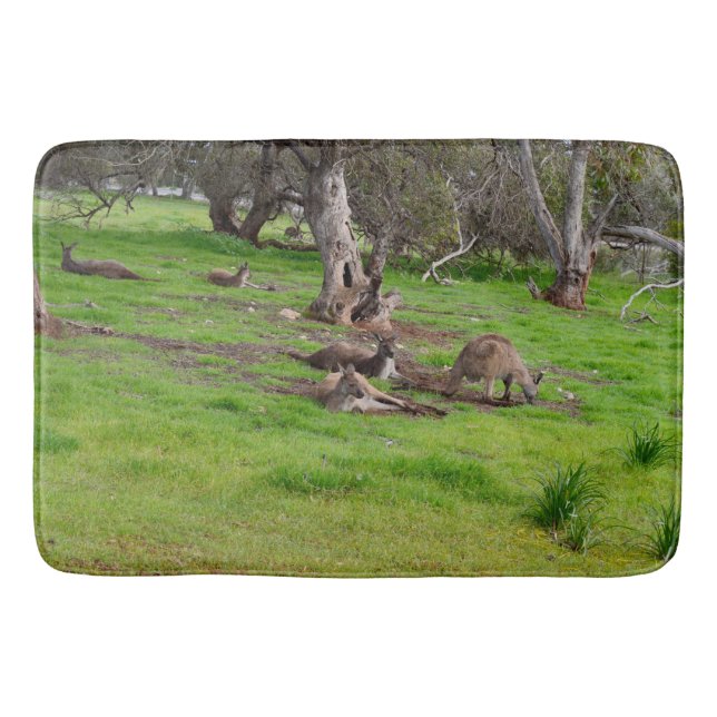 Kangaroo Siesta Large Memory Foam Bath Mat (Front)