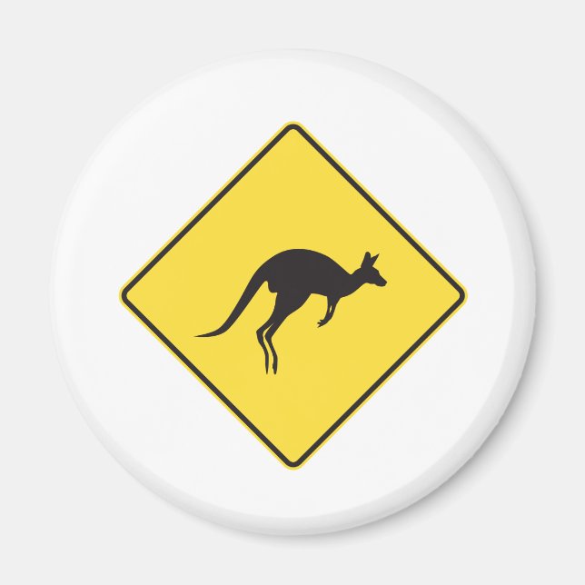 kangaroo sign.ai magnet (Front)