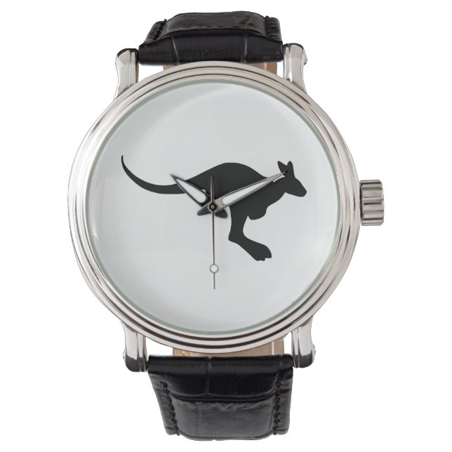 Kangaroo Silhouette Watch (Front)