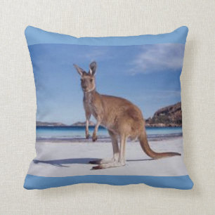 kangaroo throw pillow