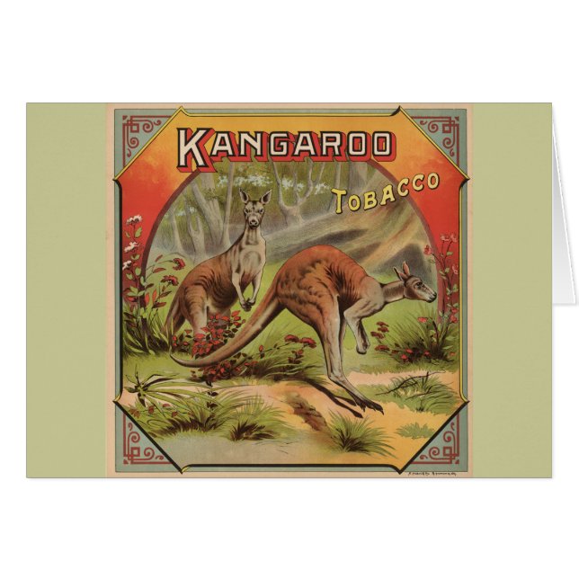 Kangaroo Tobacco 1900 (Devant horizontal)