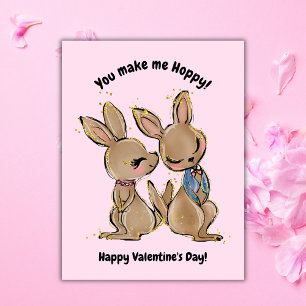 Kangaroo Valentine's Day Photo Holiday Card