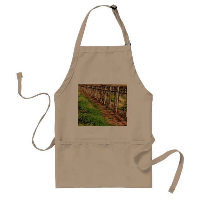 Kangaroo With Joey In Grape Vines, Standard Apron (Front)