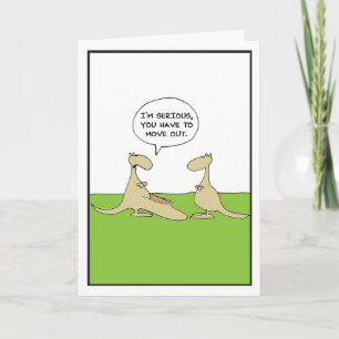 Kangaroos - Half Baked Comics Thank You Card