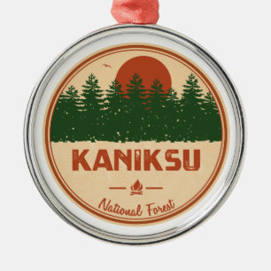 Kaniksu National Forest Metal Ornament