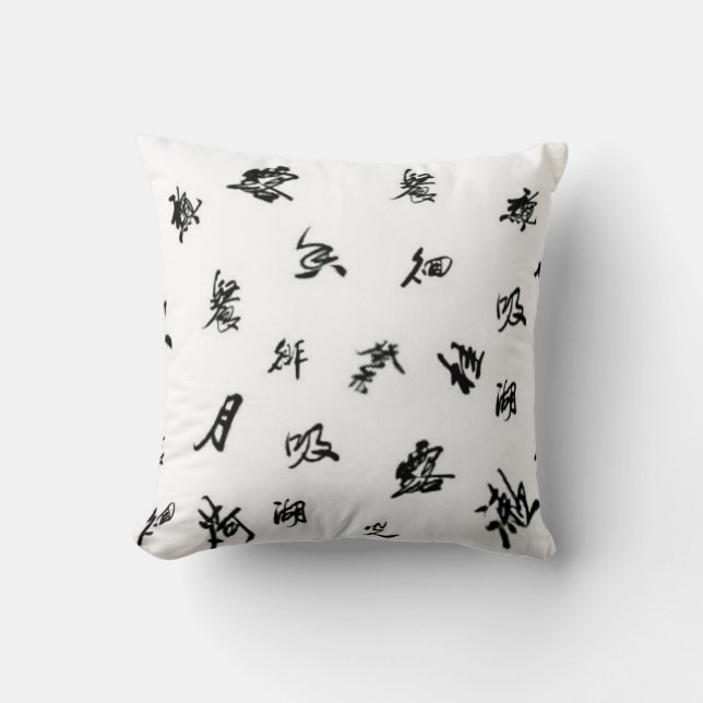 Kanji American MoJo Pillow (Front)