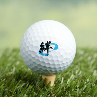 Kanji Kizuna/Bond Japanese Calligraphy Golf Balls
