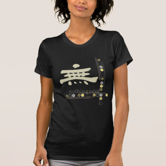 Kanji, Nothingness Design Black T Ladies T-Shirt