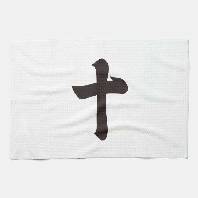 Kanji numeral ten kitchen towel (Horizontal)