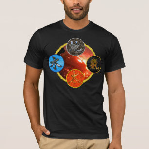 Kanji : Quatre éléments - T-shirt #7