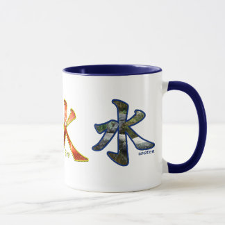 Kanji : Quatre éléments - tasse #4