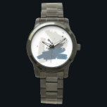 Kanji Watch<br><div class="desc">Kanji IX by June Erica Vess. Features blue and beige strokes to create a minimalistic design.</div>