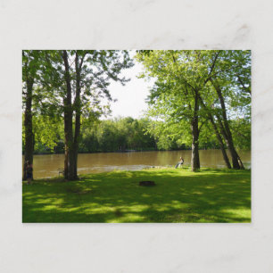 Kankakee river postcard