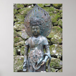 Kannon (Kwan Yin) statue on Mt. Kurama Poster