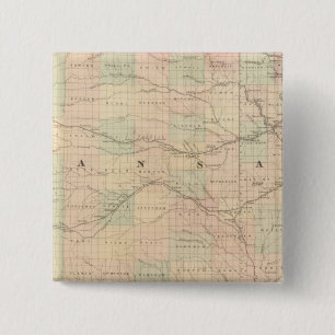 Kansas 6 2 inch square button