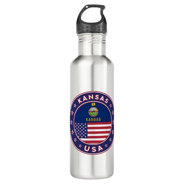 Kansas 710 Ml Water Bottle (Front)