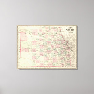 Kansas and Nebraska Canvas Print