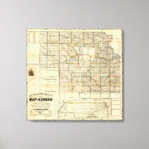Kansas and The Gold Mines Canvas Print