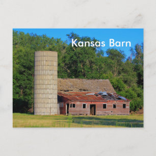 Kansas Barn Post Card