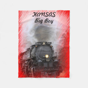 Kansas Big Boy Fleece Blanket