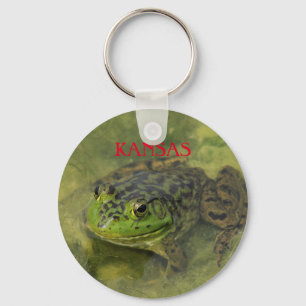 Kansas Bull Frog Keychain