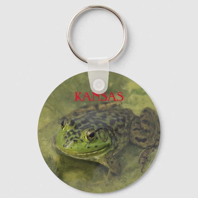 Kansas Bull Frog Keychain (Front)