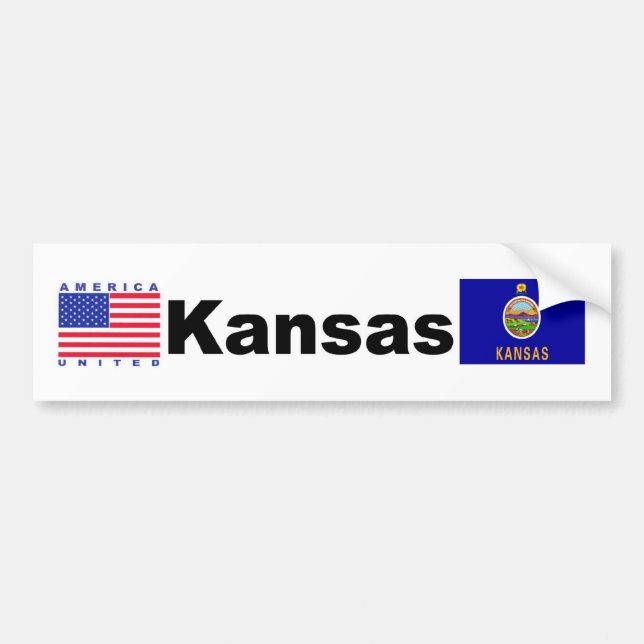 Kansas Bumper Sticker (Front)