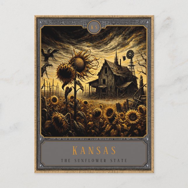 Kansas | Carte postale Art gothique (Devant)