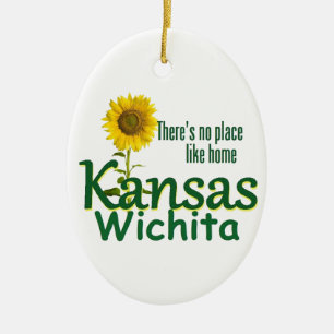 KANSAS CERAMIC ORNAMENT