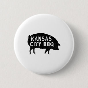 Kansas City Bbq _1 2 Inch Round Button