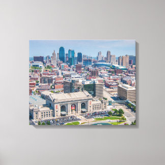 Kansas City Beautiful Skyline Canvas Print
