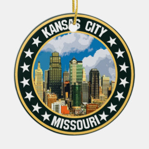 Kansas City                                        Ceramic Ornament