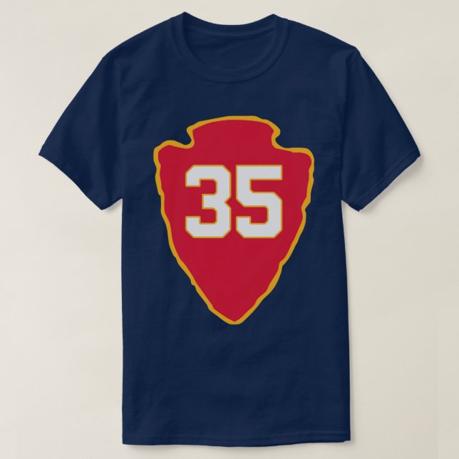 Kansas City Chiefs Christian Okoye RB T-Shirt (Design Front)