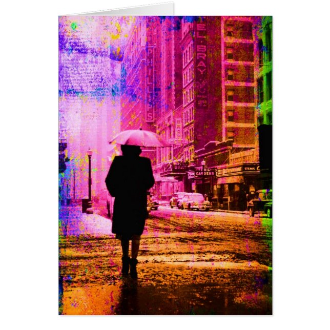 Kansas City, Colourful Grunge All Occasion (Front)