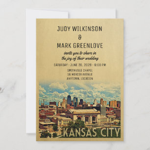 Kansas City Faire-part de mariage Missouri