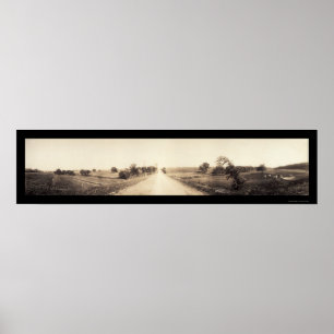 Kansas City Farm Life Photo 1909 Poster