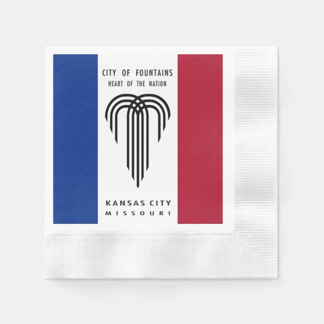 Kansas City flag Napkin (Front)