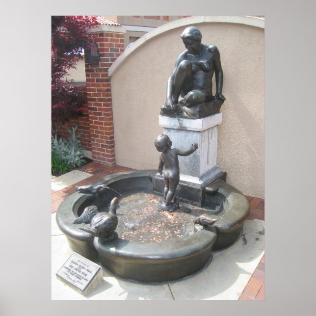 Kansas City Fountain Poster (Front)