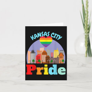 Kansas City Gay Pride Lgbtqia Missouri Kc Mo Lesbi Card