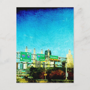 Kansas City Highway Postcard