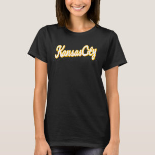 Kansas City Kc Classic Traditional Basic Red KC Ka T-Shirt