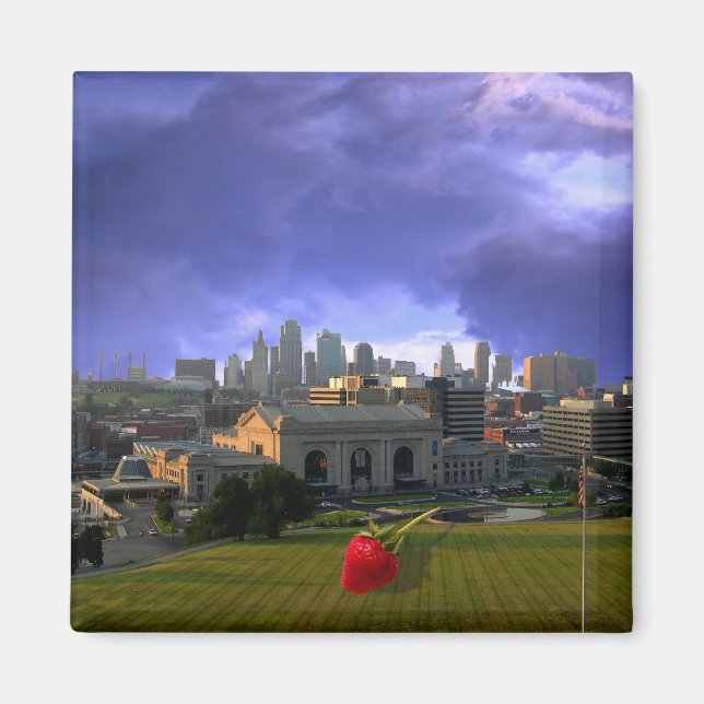 Kansas City Kitchen Art Magnet (Front)