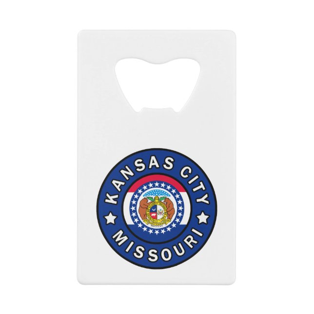 Kansas City Missouri Credit Card Bottle Opener (Front)