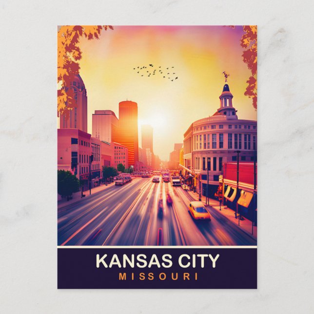 Kansas City, Missouri, Travel  Postcard (Front)