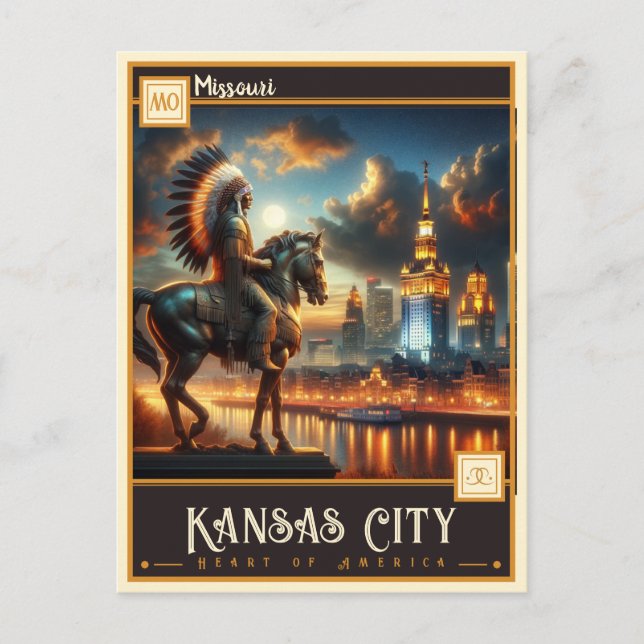 Kansas City, Missouri   | Vintage Postcard (Front)